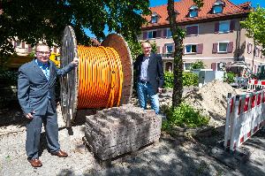 Glasfaserausbau in Freiburg geht voran